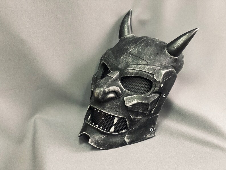 Mask Airsoft / Cosplay Custom Oni Demon ANY PAINTING for Etsy