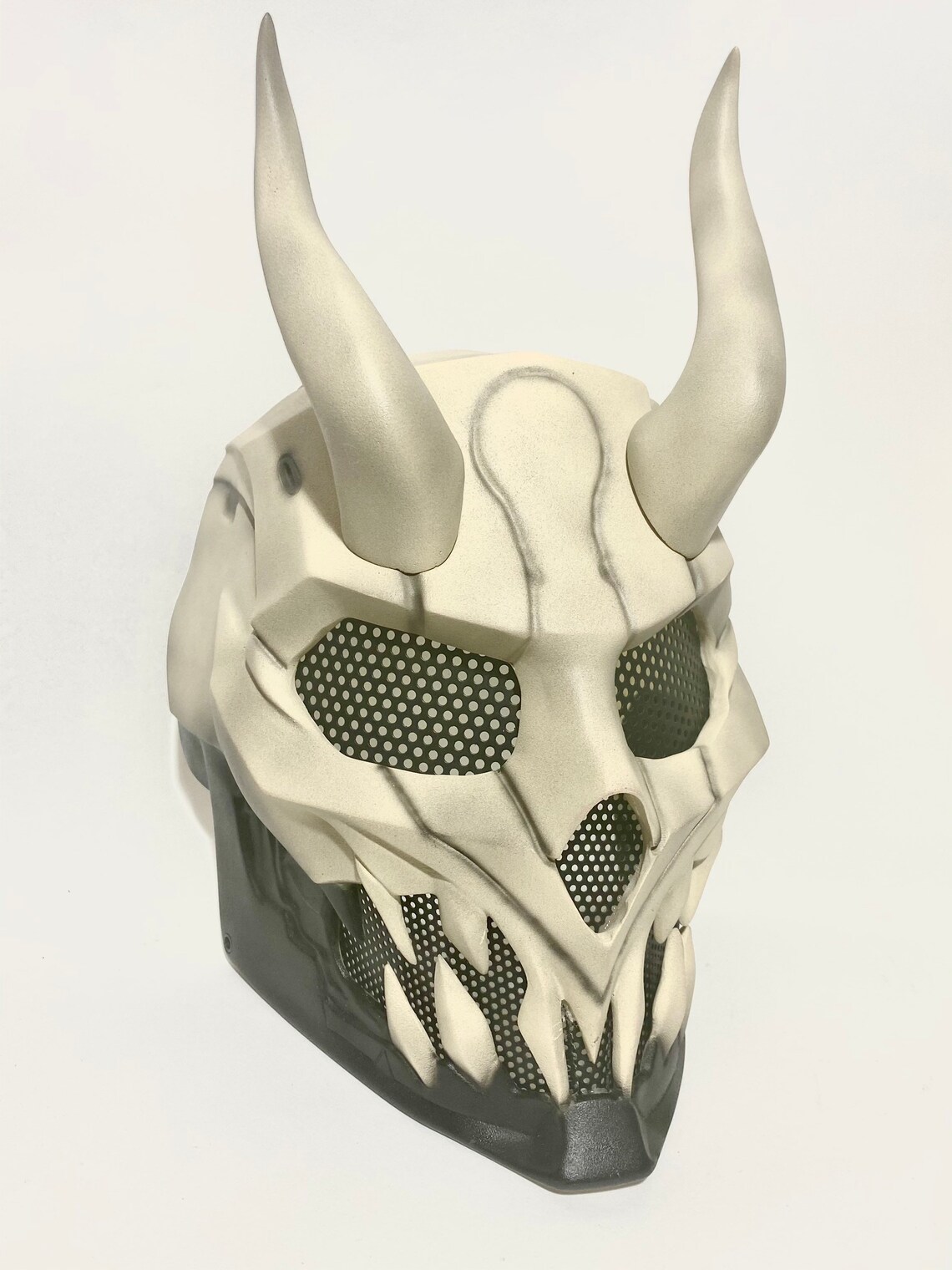Mask Airsoft Custom Cyber Demon ivory/black ANY PAINTING for Etsy