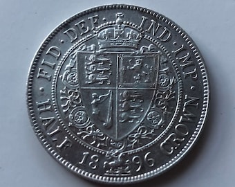 ヴィクトリア *1896* クラウン / ベールヘッド / 旧英国コイン / 再