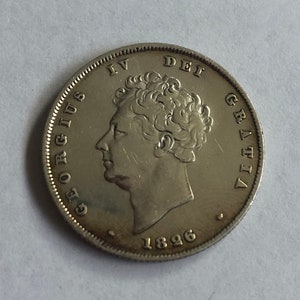 1826 George IV Great Britain One Shilling Coin