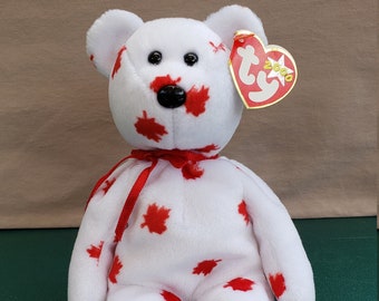 Chinook the Canadian Bear 2000, Rare Retired Ty Beanie Baby