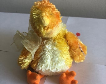 Chickie Vintage Ty Soft Chick Beanie Baby Easter Gift, Easter Decoration, or Easter Basket Filler