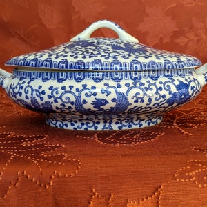 Phoenix Bird Medium Oval Vegetable Tureen Style #6