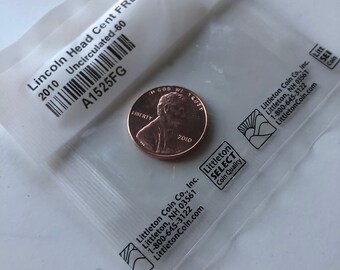 2010 Uncirculated Penny; US One Cent