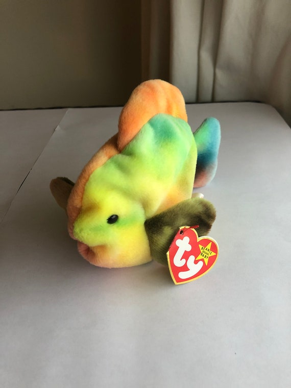 coral beanie baby