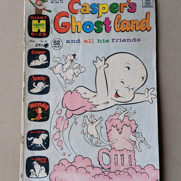 Caper’s Ghostland #65 Harvey Comics USA, Giant Size Very Fine/8.0