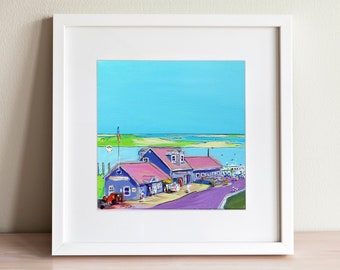 Chatham Fish Pier Print | Cape Cod Original Art