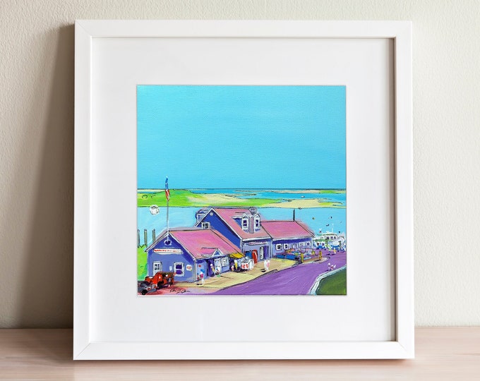 Chatham Fish Pier Print | Cape Cod Original Art