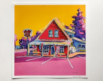 Harwich Pleasant Lake General Store Print | Cape Cod Original Art