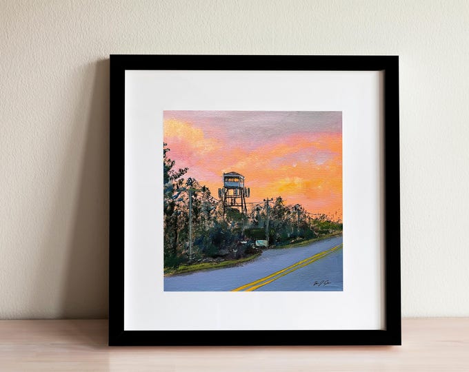 Wellfleet Firetower Print | Cape Cod Original Art