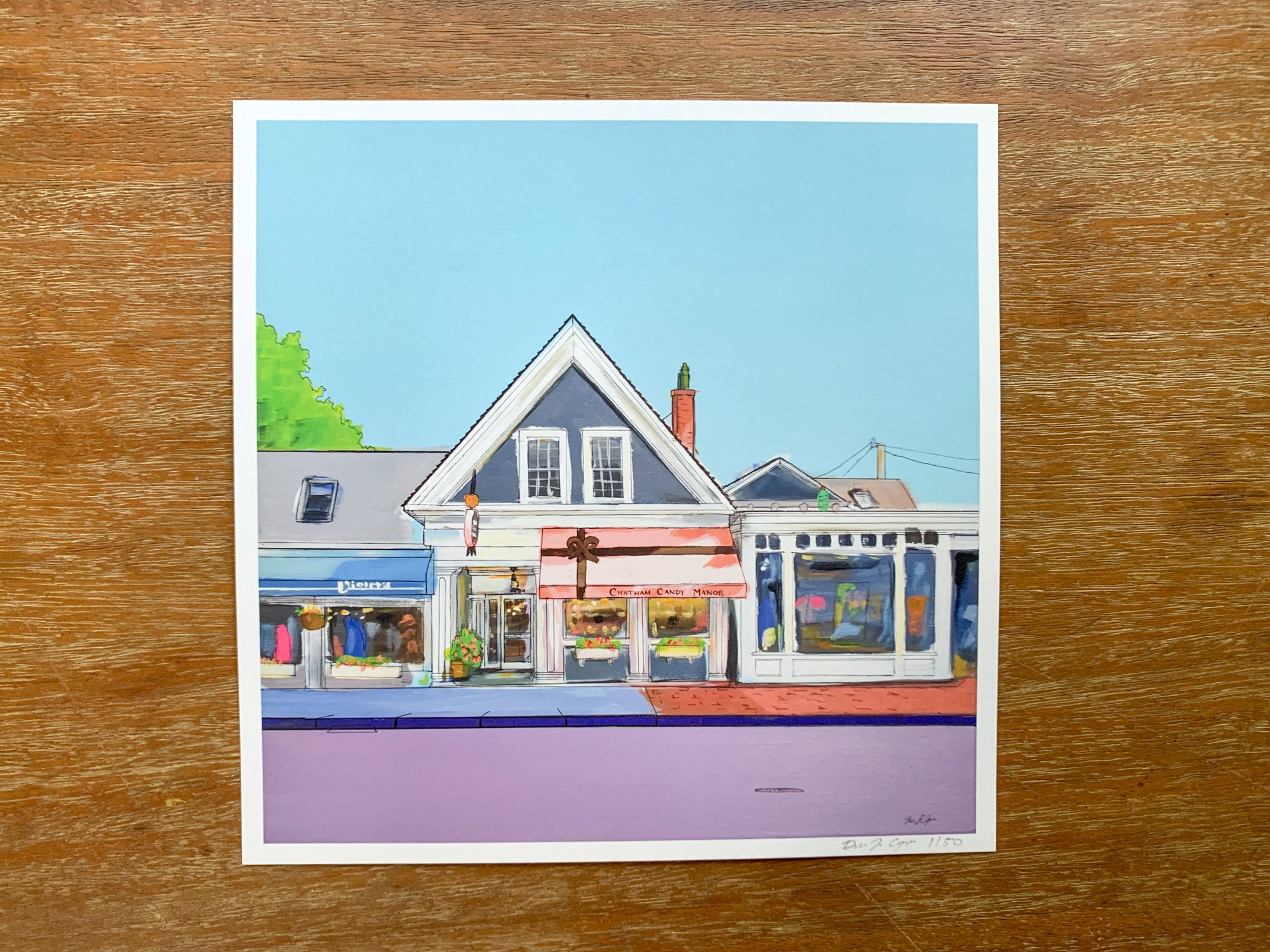 Chatham Candy Manor Limited Edition Premium Kwaliteit Print Etsy