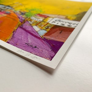 Harwich Port George's Pizza Print | Cape Cod Original Art image 6
