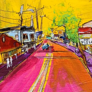 Harwich Port George's Pizza Print | Cape Cod Original Art image 5