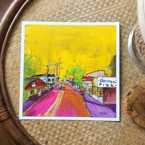 harwichport georges pizza cape cod art print