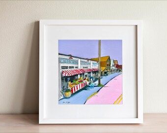 Wellfleet Downtown Print | Cape Cod Original Art