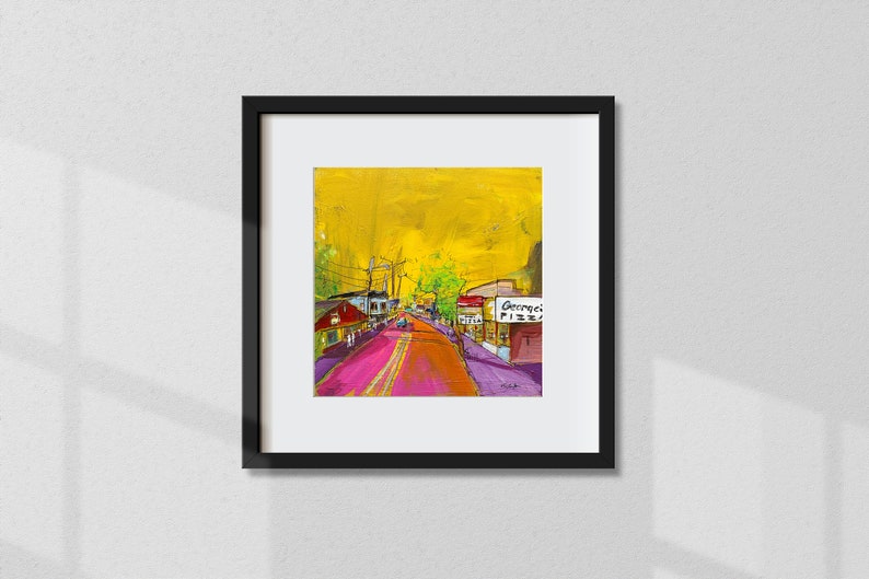 Harwich Port George's Pizza Print | Cape Cod Original Art image 10
