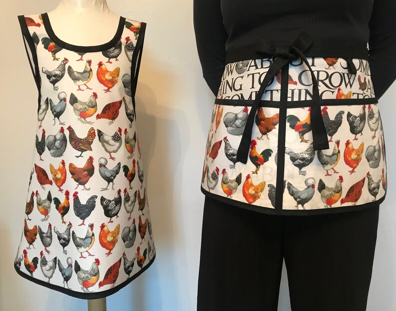 Emma Bridgewater Hens Childs Oilcloth Apron Minime Apron Etsy UK