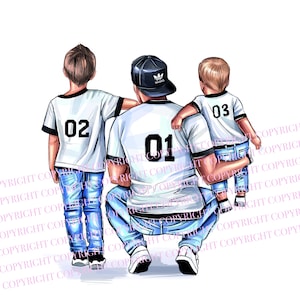 Imágenes prediseñadas de padre e hijos, papá, hijo, niño, clipart, pegatina, día del papá, imagen