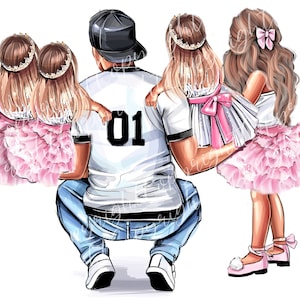 vader en dochters clipart, vader, dochter, clipart, sticker, vaderdag, afbeelding, vaderdag clipart, vader en dochter png