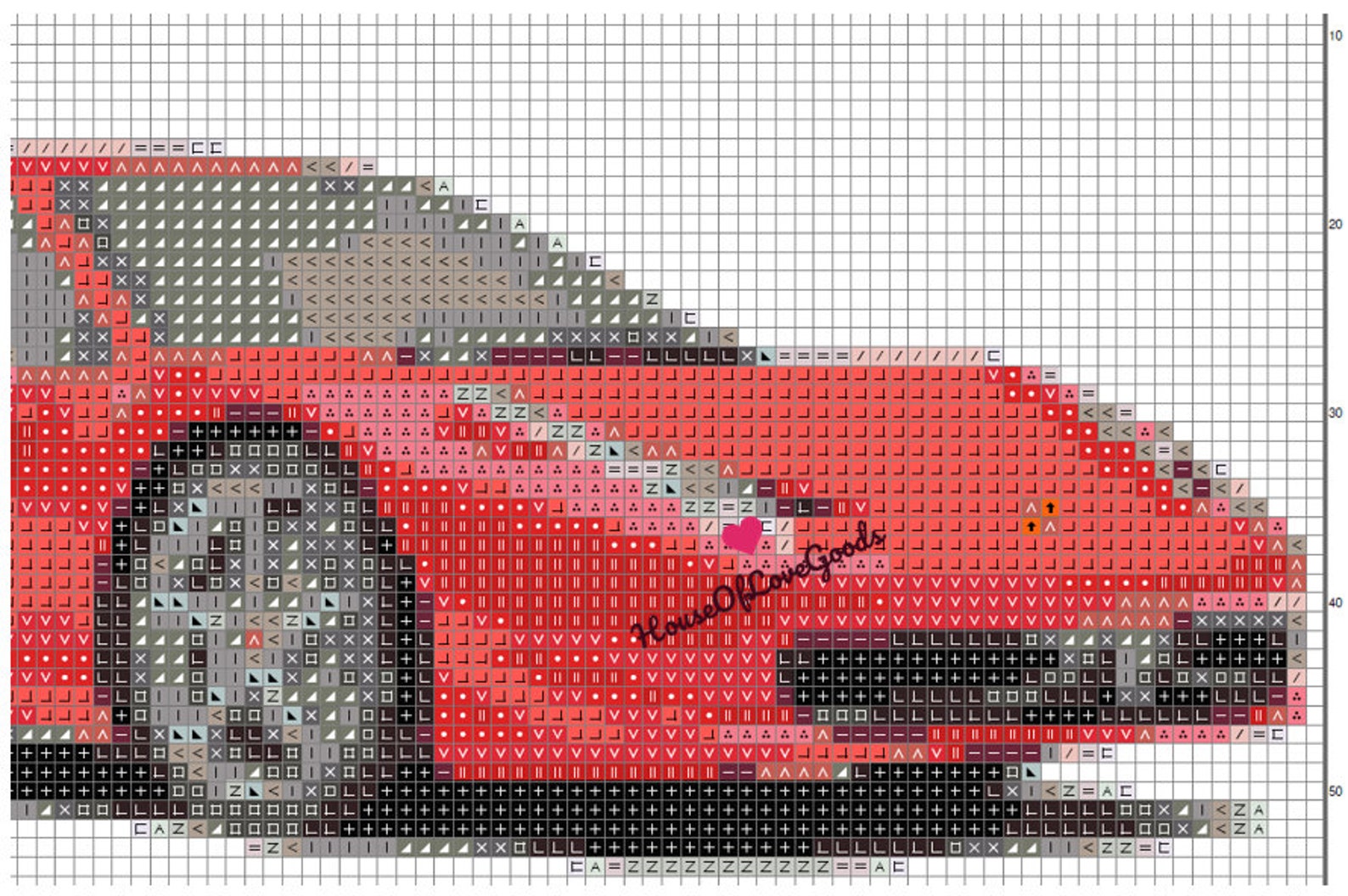 Supercar Cross Stitch Pattern, Sports Car Cross Stitch Pattern, Ferrari