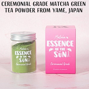 Tè Matcha Ceremoniale Premium 100% biologico di alta qualità, 80g. Tè verde  biologico in polvere dal Giappone. Tè Matcha biologico di qualità