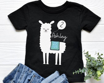 Birthday girl llama shirt, Llama birthday party, matching llama, llama theme birthday, llama birthday shirt, 1st, 2nd, 3rd, 4th,5th boy