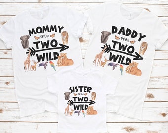 Family safari zoo wild shirts, two wild, wild one, wild one birthday , mom and dad wild shirt, wild party, two wild birthday