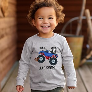 Monster Truck birthday shirt, Monster truck matching family shirt, Monster Jam Party Tshirt, 4th MOnster Truck shirt, Monster Truck Bash