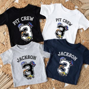 Personalized Monster Truck Birthday Shirt, Racing Cars Birthday Shirt, Monster Truck Shirt, Custom Race Car Shirt, Birthday Monster Truck