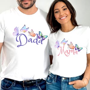 Custom Butterfly Birthday Shirts for Family, Girls & Toddlers