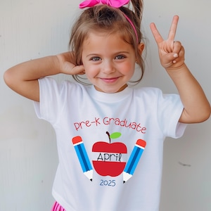Preschool graduation shirt, pre k graduate shirt, last day of preschool, preschool graduation gift, pre k graduate gift shirt, personalized