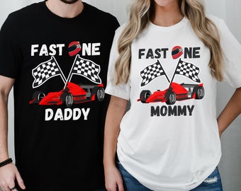 family birthday shirts cars, race car birthday shirt, fast one birthday shirt , 1st birthday tshirt boys, matching family birthday