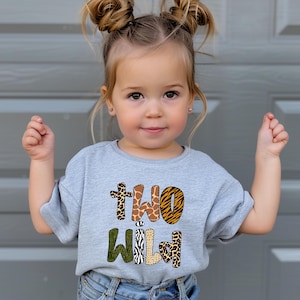 Two Wild Birthday Shirt, 2nd Birthday Safari Jungle Zoo Animal, Two Wild Birthday, Wild 2nd Birthday, Mommy and Me, Matching Family