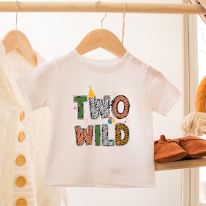 Two Wild Birthday Shirt, 2nd Birthday Safari Jungle Zoo Animal, Two Wild Birthday, Wild 2nd Birthday, Mommy and Me, Matching Family