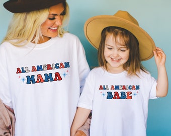 All American family Shirt, 4th Of July Family Shirt, 4th Of July Family, Matching Family Shirt, Patriotic Shirts