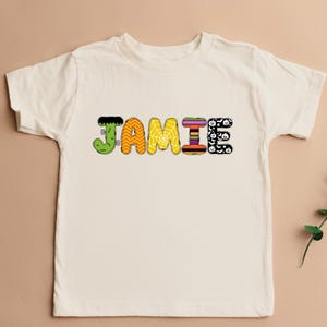 Personalized Kids Halloween Shirt: Custom Spooky Name Toddler Tee
