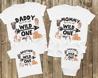 Family Wild One Shirts, Wild One Birthday Shirt, Mom of the Wild One, Dad of the Wild One, Sister Of the Wild One,Family Matching Shirt