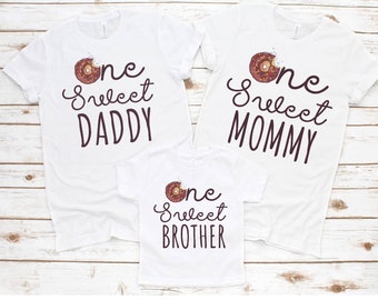 Family Donut Shirts, Sweet One Birthday T-Shirts, Family Birthday Shirts, Donut Birthday Shirts, 1st Birthday Shirts, Donut Shirts