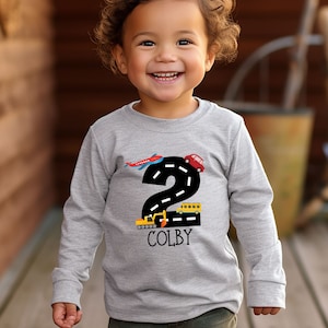 Transportation Birthday Shirt, Things that Go Vehicle Party, Planes Trains Automobiles, 2nd Birthday Birthday Personalized Shirt