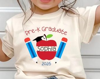 Personalized Pre-K Graduation Shirt, Keepsake Gift