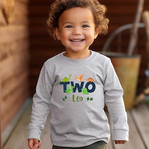 2nd Birthday Dinosaur Shirt 2 Years Old Boy Shirt 2 Year Old 2nd Birthday Dinosaur Shirt 2 Years Old Boy Shirt 2 Year Old