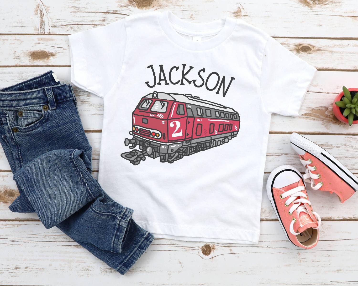 Kids Train Shirt Train Birthday t Shirt Personalized Gifts Etsy