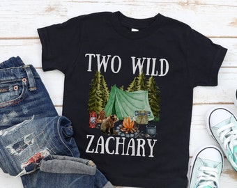 two wild birthday shirt, personalized shirt, wild one shirt, toddler 2nd birthday , second birthday tee