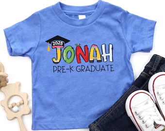 Personalized Pre-K Graduate Shirt, Keepsake Graduation Gift