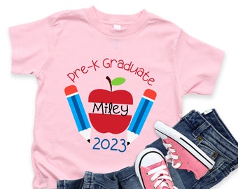 Preschool graduation shirt, pre k graduate shirt, last day of preschool, preschool graduation gift, pre k graduate gift shirt, personalized