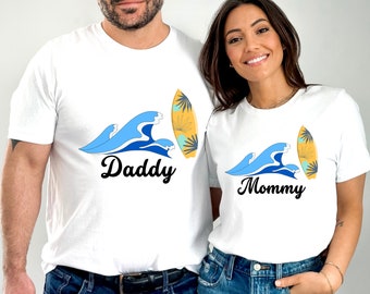 The Big One First Birthday Matching Family Shirts, Ocean Birthday shirt, Surfing Birthday Shirt, Surf board, Dad, Mom, Brother, Sister, Wave