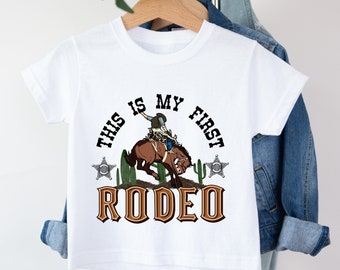 My First Rodeo Birthday Shirt, Cowboy Birthday Shirt, Rodeo birthday shirt, Western Birthday,  1st Birthday Outfit