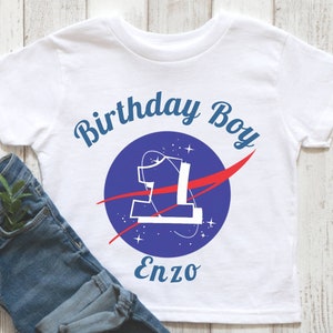 Traje de cumpleaños personalizado con temática de la NASA, traje de cumpleaños, necesito mi traje de cumpleaños espacial imagen 2