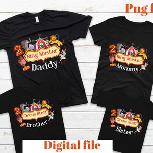 circus theme png, Circus iron on transfer, Circus Theme 2nd birthday digital file, circus digital download, carnival theme png, family