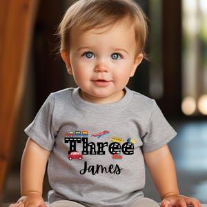 3rd birthday shirt boy, transportation birthday shirt for boy, things that go birthday, planes trains and automobiles birthday, vehicle
